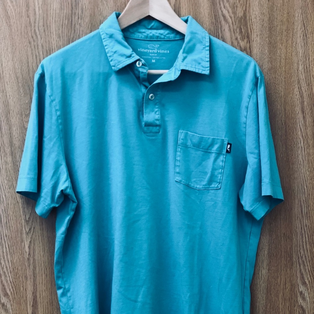 Men's Vineyard Vines Slim Fit Polo Shirt Teal
